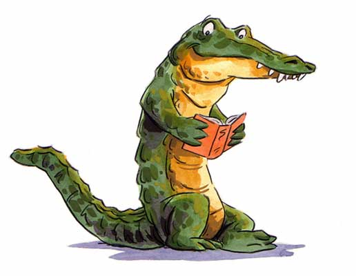 Gator reading
